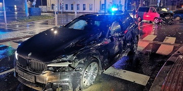 Nehoda u Borského parku