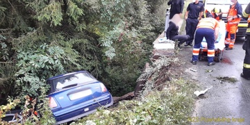 Při havárii byla zraněna mladá dívka