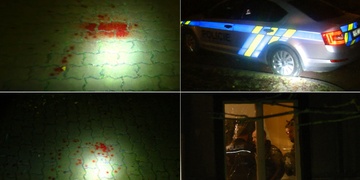 Utíkající muž za sebou nechával stopu krve