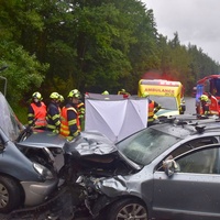 Tragická nehoda, nepřežil otec se čtrnáctiletým synem
