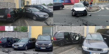 Dopravní nehoda na Borské