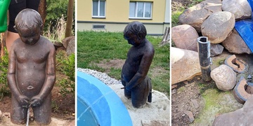 "Ukradli nám čurajícího chlapečka, pomozte prosím!"