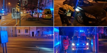 Střet vozidla s chodcem na Slovanech