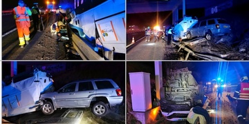 Na dálnici D5 u Plzně došlo k vážné dopravní nehodě