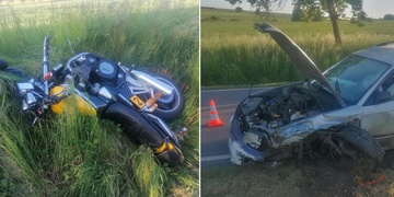Řidič se zákazem řízení smetl motorkáře