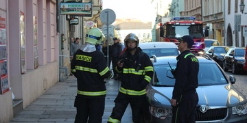 Požár restaurace v Dominikánské ulici zvládl zlikvidovat sám majitel
