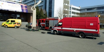 V areálu VŠ na Borech došlo k nehodě s kyselinou