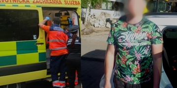 Napadení muže jdoucího kolem ubytovny