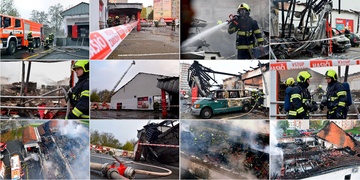 Obří požár Penny byl zřejmě žhářstvím, škoda je téměř padesát milionů