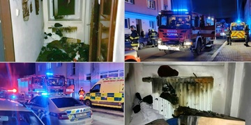 Pod vlivem alkoholu i drog si muž zapálil byt