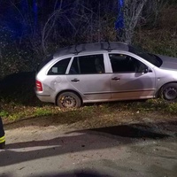 Řidič nepřizpůsobil rychlost a narazil s vozem do stromu