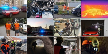 Drony pomáhají hasičům i policistům