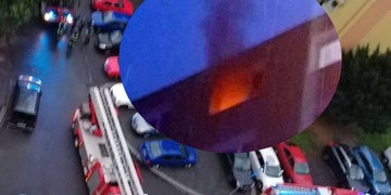 Požár v sedmipatrovém domě v Plzni - evakuováno bylo 40 lidí