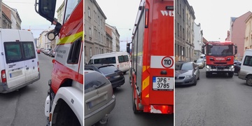 Hasiči k zásahu opět málem nedojeli