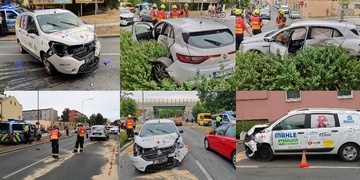 Vážná nehoda v Plzni na Doubravce