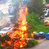 Další požár na Vinicích, druhý za hodinu