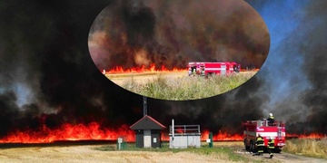 Ohnivé peklo na poli