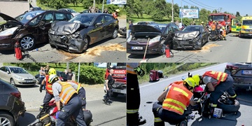 Dopravní nehoda uzavřela silnici ze Skvrňan na Vejprnice