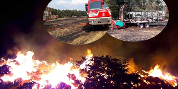 Další požáry, hořela pole, 200 balíků slámy i návěs