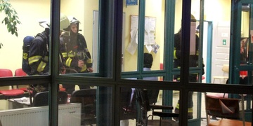 Evakuace centrálního příjmu FN Plzeň