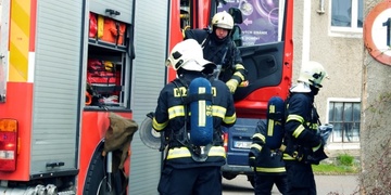 Požár skladu v Jateční ulici