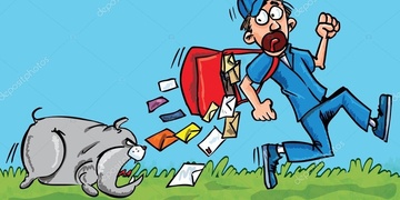 "Ten pes nemá rád pošťáky!"