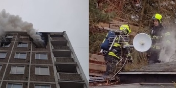 Požár bytu i rodinného domu