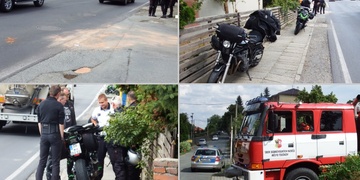 Malé dítě vběhlo motorkářům do cesty