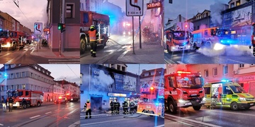Požár v Plzni na Slovanech, na místě je několik zraněných