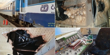 "Plecháč" začal hořet od stropu