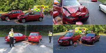 Při střetu vozů byli zraněni tři lidé