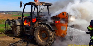 Požár manipulátoru