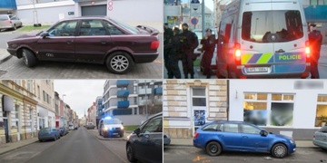 Zloděj s kradeným autem daleko neujel
