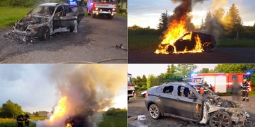 Požár osobního vozu