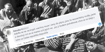 "Adolfa na vás, všechny muže a ženy do plynu...", tak tohle už Petruška přehnala!
