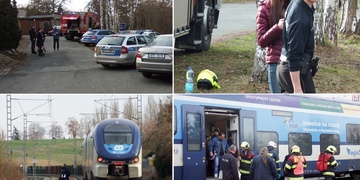 Muže vlak usmrtil, dívka unikla se zraněním