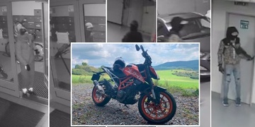 Poznáte zloděje na videu? Viděli jste tuto motorku?