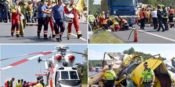 Vážná nehoda zcela uzavřela dálnici D6, na místě přistával vrtulník