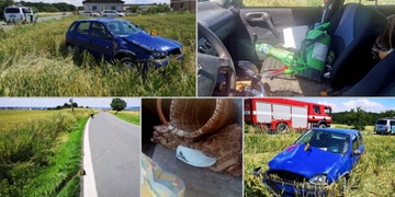 Letící mísa muže pořezala na hlavě