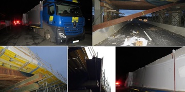 Tak to se moc nepovedlo: Poškozený most, půlmilionová škoda a uzavřená silnice