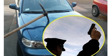 Šílený Slovák ničil auta krumpáčem, policisté museli i střílet