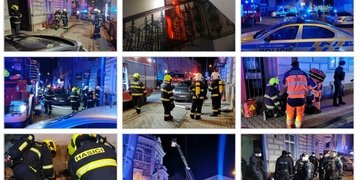 Požár v Kollárově ulici - aktualizované informace