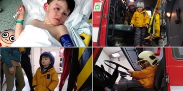 Když hasiči mění dětský pláč v radost...