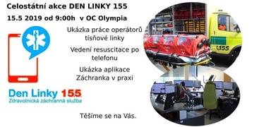 Celostátní Den linky 155 se slaví v Olympii