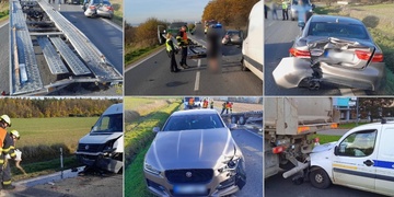 Hromadná nehoda u Losiné a další nehoda na Slovanech - aktualizováno