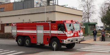 Požár ve Fakultní nemocnici Plzeň