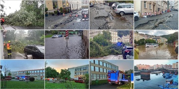 Západní Čechy zasáhly silné bouře, škody jsou obrovské