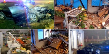 Při pokusu o sebevraždu zcela zdemoloval obchod - doplněna fotogalerie