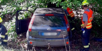 Řidič s autem narazil do stromu