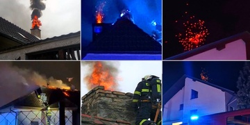 Ze 116 požárů komínů nebyl komín ve 46 případech řádně vyčištěný